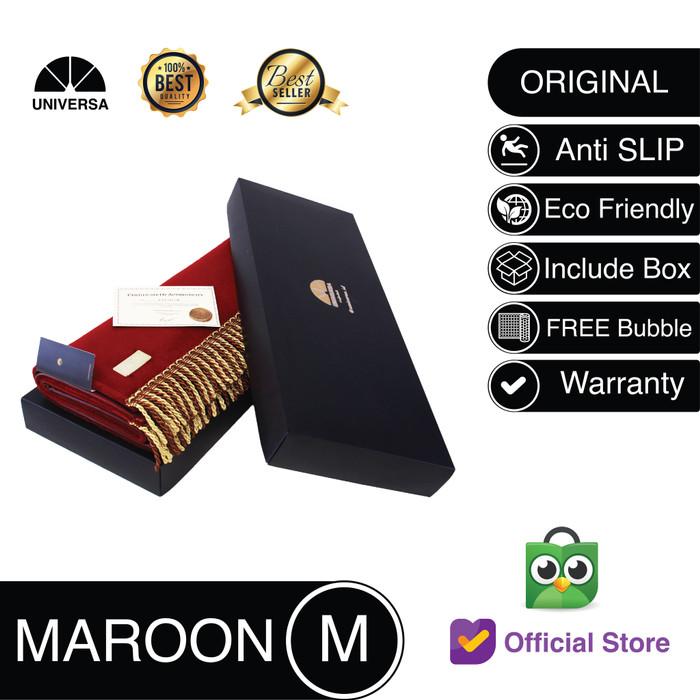 B✪U3 SAJADAH UNIVERSA TRAVEL/ANAK MAROON (M) - SAJADAH POLOS PREMIUM J➸78