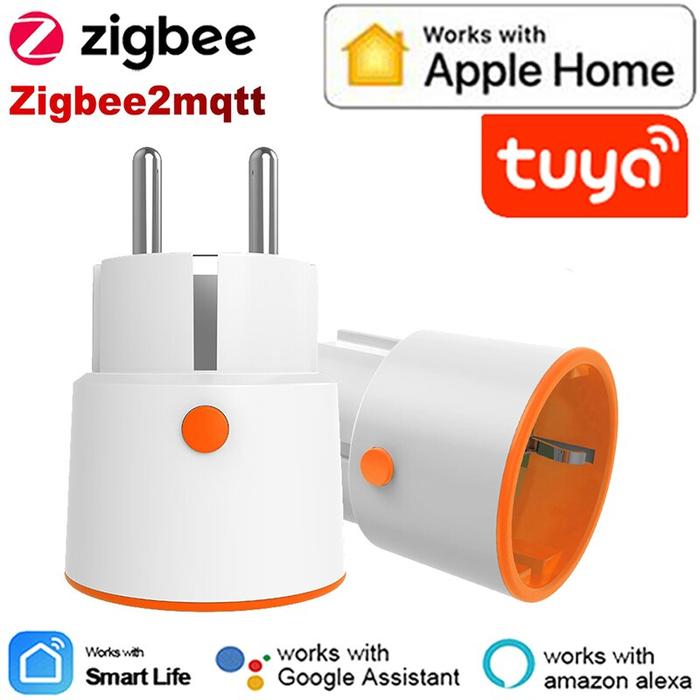 Tuya Smart Zigbee 3.0 Power Plug Work With Zigbee2mqttt and Homekit