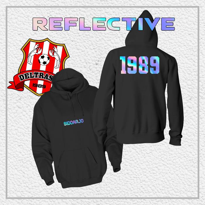 Hoodie Jaket DELTRAS SIDOARJO "Sidoarjo Reflektif" || Jaket Supporter | Hooligans
