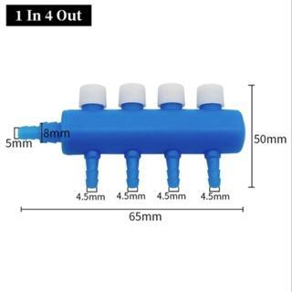 Kran Keran Udara Pembagi Cabang Aerator Aquarium Selang Akuarium Keran Aerator Oksigen Udara