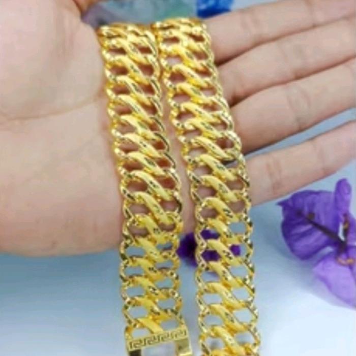 GELANG TANGAN RANTAI BESAR BANGKOK GELANAG TANGAN TITANIUM KEKINIAN GELANG TANGAN TITANIUM IMPORT TE