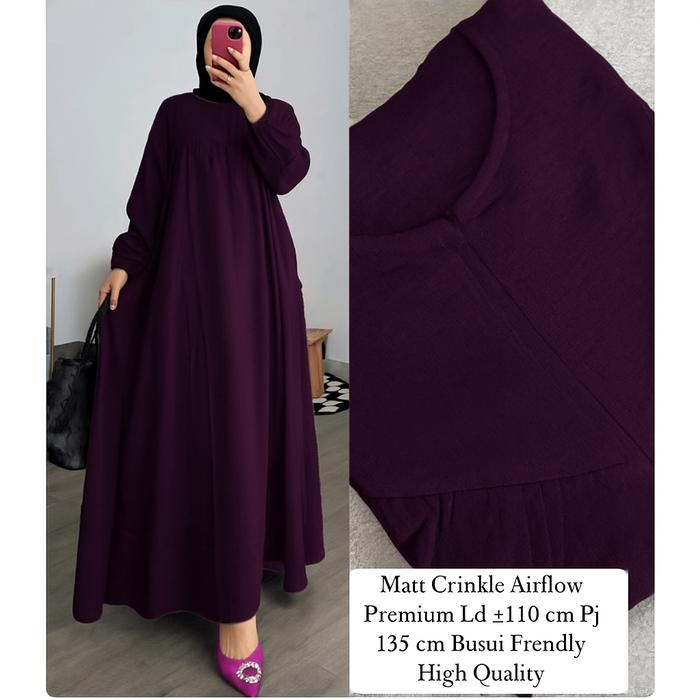 Baju Grosir Seragam Gamis Ibu2 Pengajian // Gamis Jumbo LD 140 Mewah Model Sekarang // Baju Kondanga