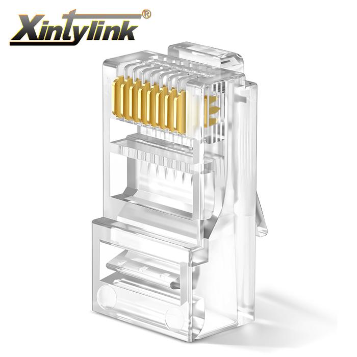 xintylink rj45 connector rj 45 cat6 ethernet cable plug cat 6 lan