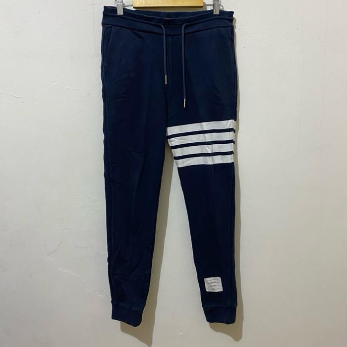Thom Browne 4-Bar Sweatpants Navy Jogger Men’s Authentic (MJQ008H-00535461)