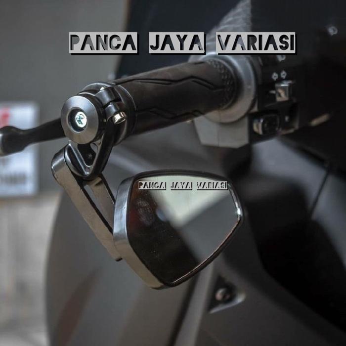 Spion Jalu Stang Spion Bar End Oval VND Universal Nmax,Aerox,Pcx,Vario,Beat,Mio,Vespa,W175,Xabre,Vix