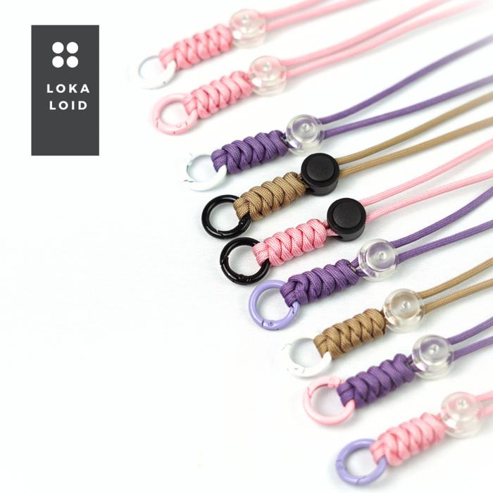 Phone Strap Tali Gantungan HP Lokaloid Hand Strap Original Handphone USB Keychain Wrist Band Aksesor