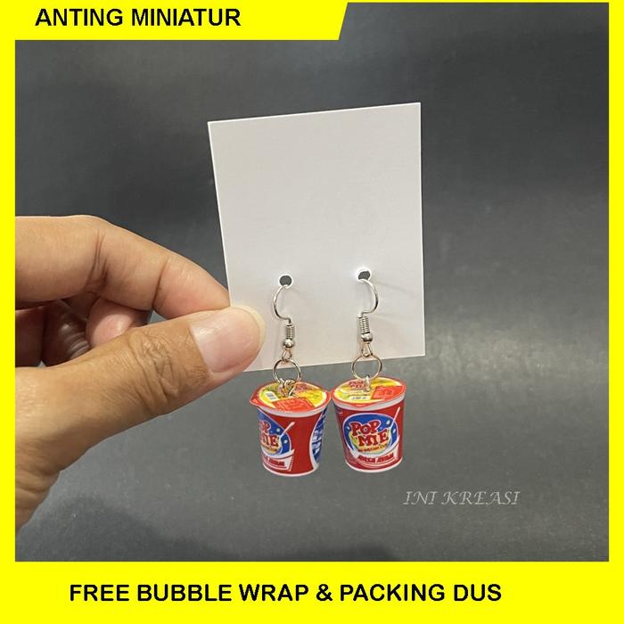MINIATUR PRODUK ANTING POP MIE