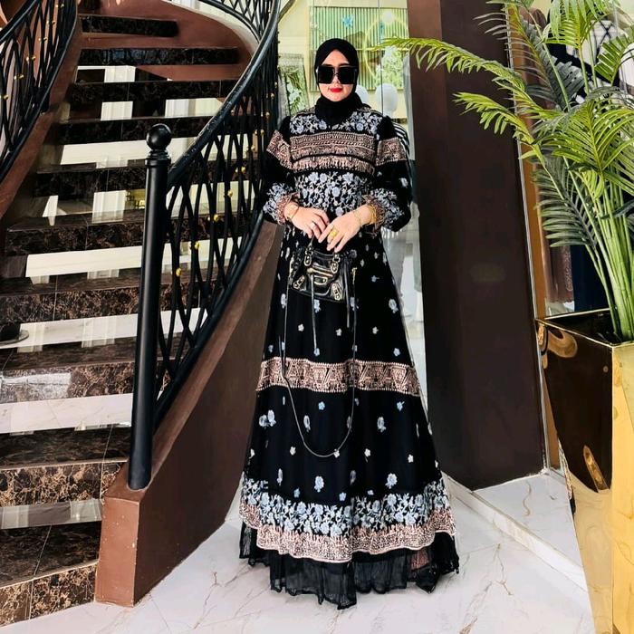 Gamis Terbaru Naira Dress Set Hijab By Bilqis / Gamis Set Hijab Terbaru / Gamis Cantik