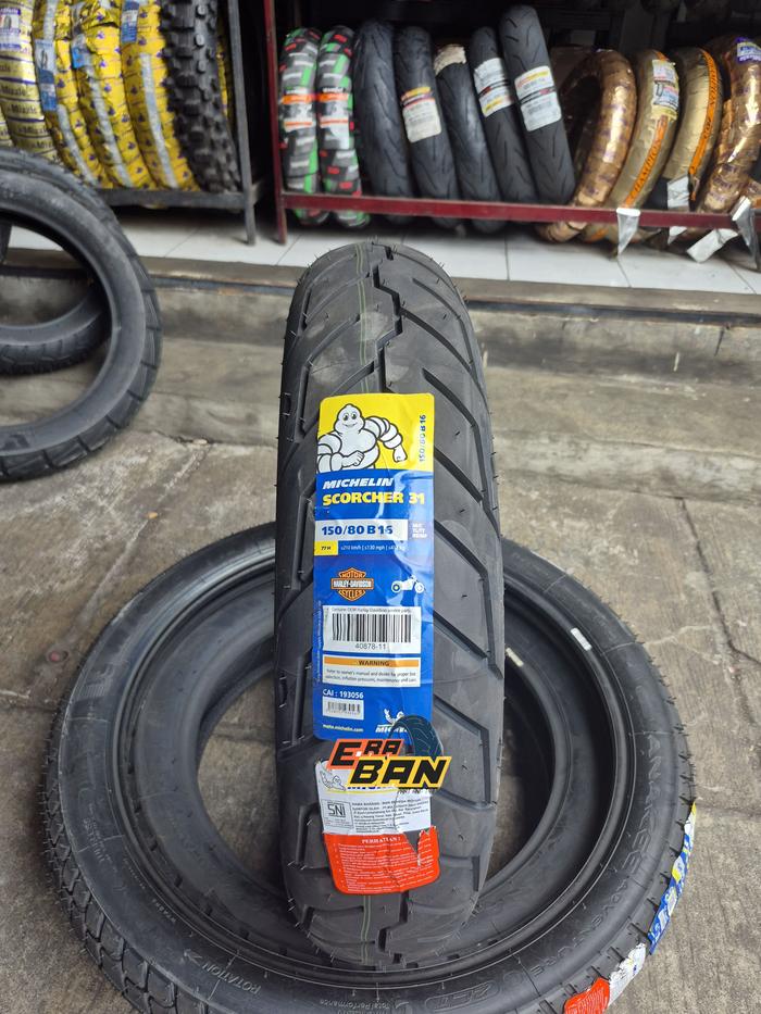 BAN LUAR MICHELIN SCORCHER 31 150 80 RING 16 TUBELESS
