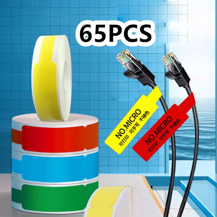 Thermal Cable Label Sticker Niimbot D11 Refill Label Niimbot Kabel Untuk Menandai Klasifikasi Kabel 