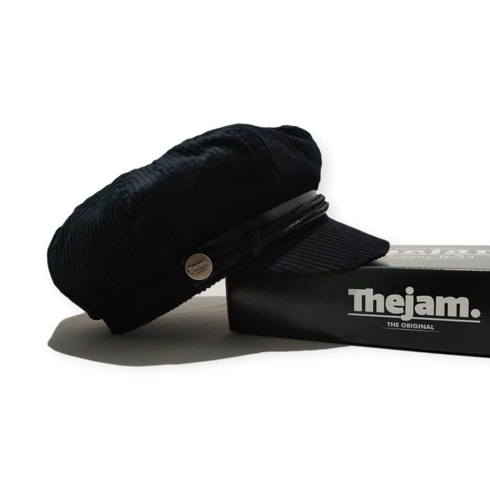 Thejam. Sailor hats corduroy black | Fiddler cap | Topi Fisherman