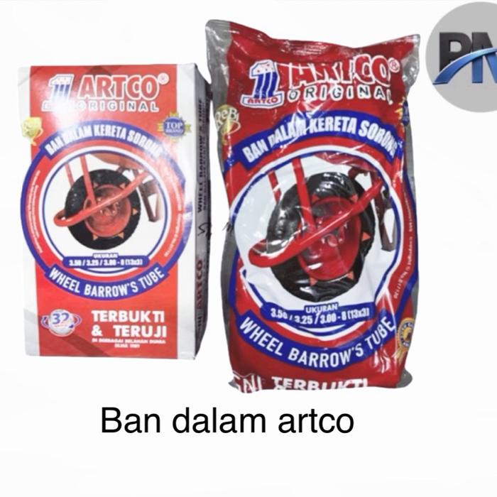Artco Ban Dalam Kereta Sodor Wheel Barrow's Tube 3.50-3.25/3.00-8(12cm) Terbukti & Teruji
