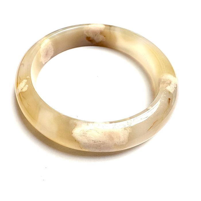 Bangle Sakura Agate || Gelang Sakura Agate || Sakura Agate || Giok Sakura