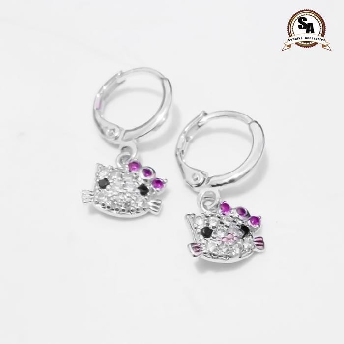 Anting Anak Dan Dewasa Motif Hello Kitty Emas 24K