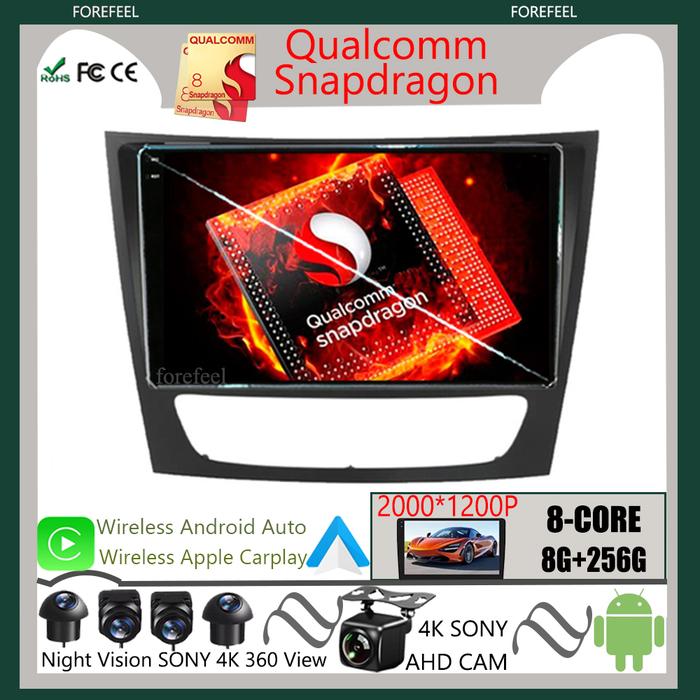 Qualcomm Radio Android For Mercedes Benz Classe E W211 E200 E220