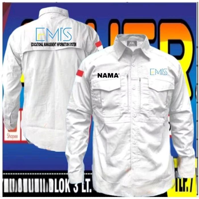 kemeja tactical emis baju tactical emis kemeja emis baju emis seragam emis Pdl emis kemeja kerja emi