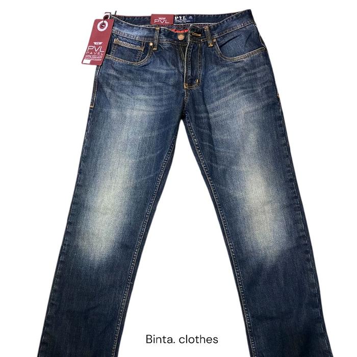 CELANA JEANS PRIA ORIGINAL (PVL) PAVEL JEANS kantong bobok | Jenas standar permium pavel tersedia si