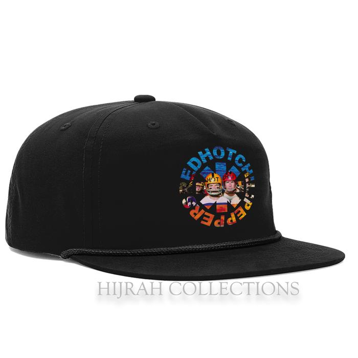 Topi Vintage Rope Hat REd Hot Chilli Peppers Band | Snapback Oldskool classic Logo Band topi Musik R