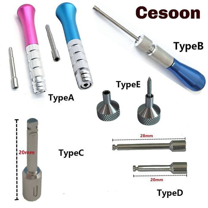 Dental Orthodontic Screwdriver Micro Screw Driver Handle Hexagonal
