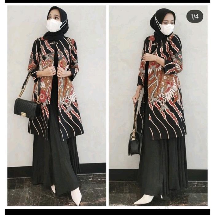 cardigan /auter TANTRI batik modern baju batik Katun Tunik