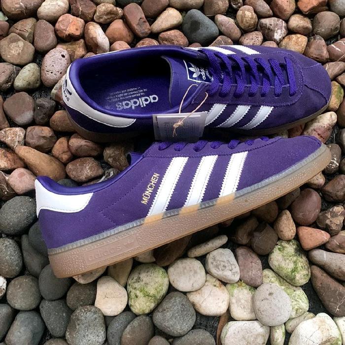 Adidas Munchen Purple Cw Birmingham Originals Casual Pria / Wanita