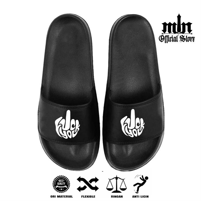 FCO-D027/ sandal Slop Pria / Sendal Slide Karet PVC Anti Slip Kekinian Size Anak dan Dewasa selop On