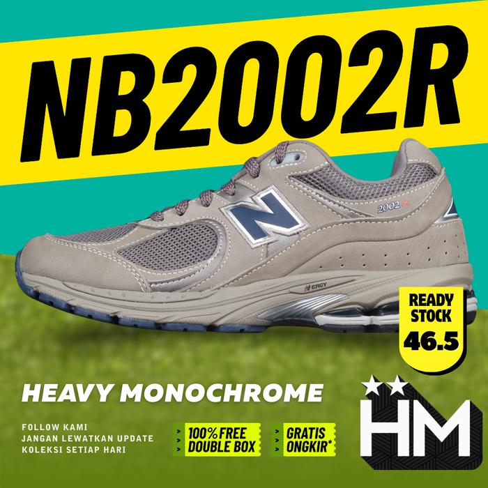 (Ready Stock - Size 46.5) NB Balance 2002R Light Grey ML2002RA - Sneaker