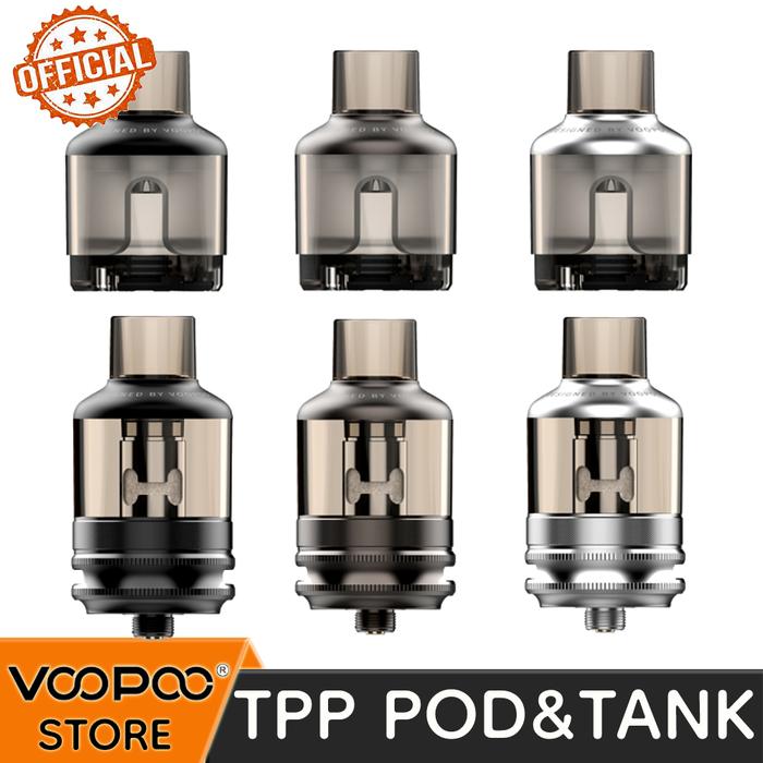 Official VOOPOO TPP Pod Empty Cartridge & TPP Pod Tank 5.5ml TPP-DM1