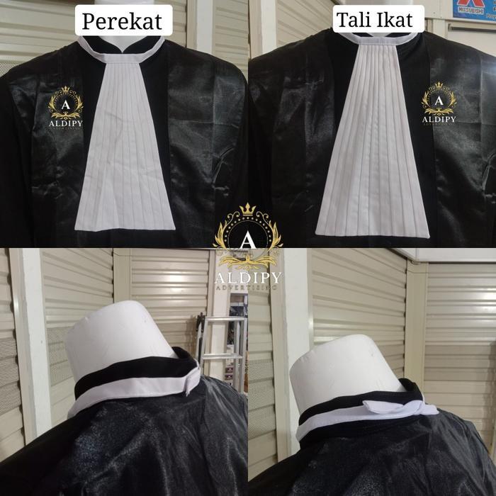 Promo Satu Pasang Dasi Toga Advokat Pengacara Jaksa Terbaik Dan Berkualitas