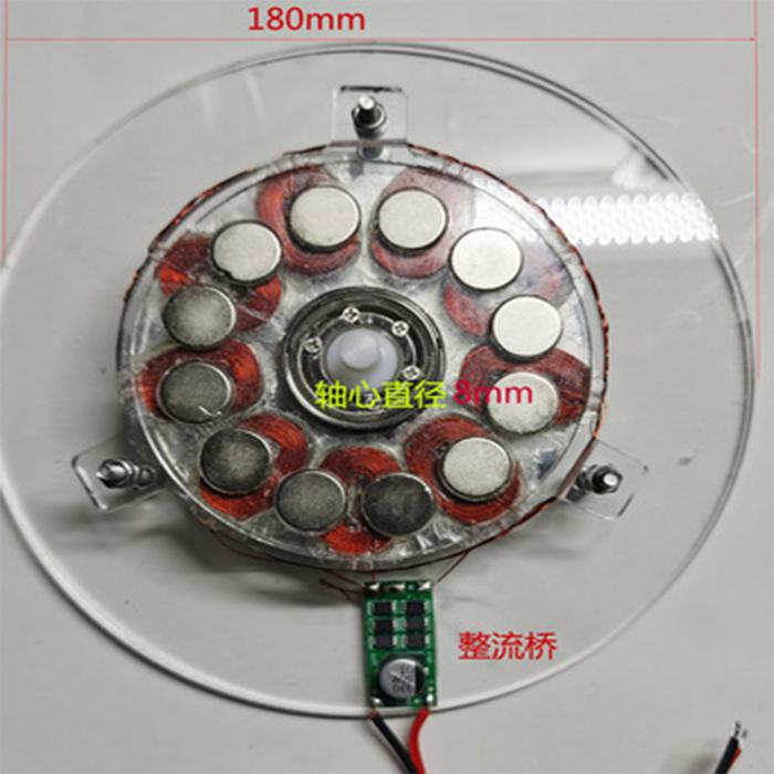 Coreless Generator, Brushless Motor, Disk Generator With Power Supply