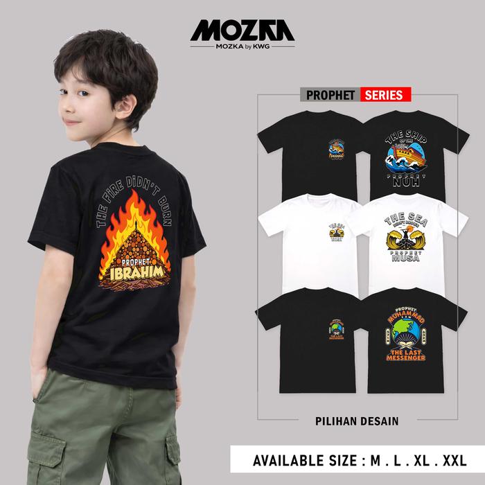 Kaos Anak Lengan Pendek Anak Muslim Islami Dakwah Mujizat Nabi  Edukasi Motivasi Cotton Combed 30s P