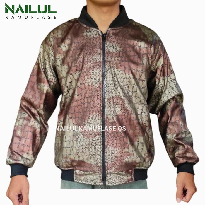 Jaket Motif Kulit Buaya Limited Edition Coar untuk Pria dan Wanita Nyaman Tebal