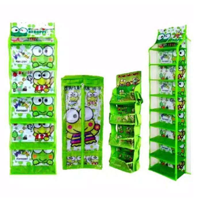 Trendy SALE Rak Set Gantung 3in1 Karakter / Rak Set Gantung 4in1 (HBO+HSO+HJO) / Rak Tas + Sepatu + 