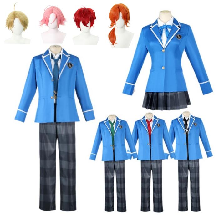 Game Ensemble Stars Cosplay Knights Tsukinaga Leo Trickstar Hokuto Hidaka Narukami Akehoshi Subaru S
