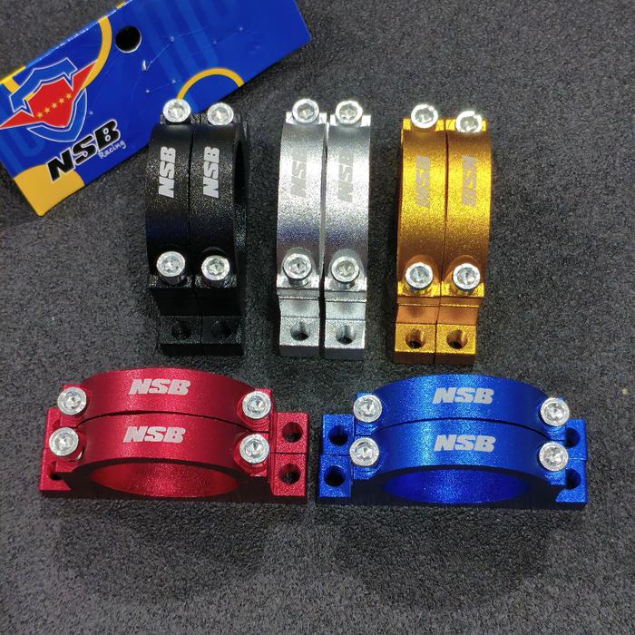 KLEMAN SPAKBOR DEPAN CNC BREKET DUDUKAN SPAKBOR DEPAN CNC IMPORT UNIVERSAL SEMUA MOTOR