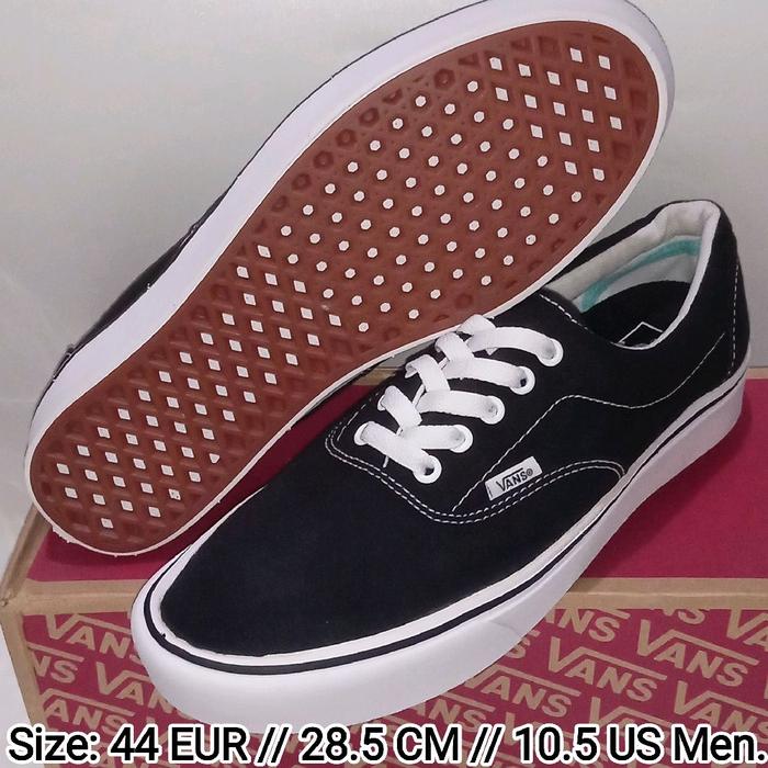 Sepatu Vans Era Comfy Cush Black White Size 44 Classic Hitam Putih Original Comfycush Ori Sneakers E
