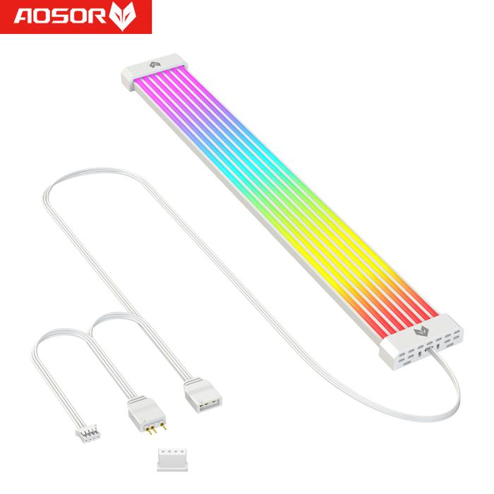 RGB 24PIN Motheboard Extension Cord Wire ARGB GPU Extensions Cable