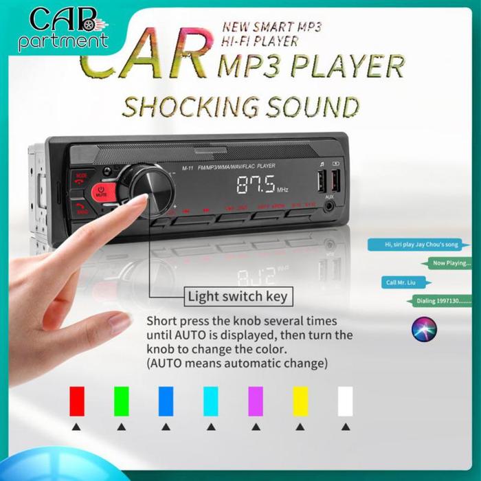 2900 Usb Fm Autoradio Aux Player Durable With Fm Bluetooth Receiver