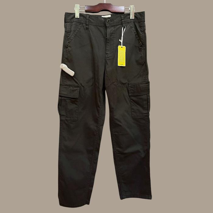 (03P25) Celana Jeans Wrangler Harris Loose Dark Grey
