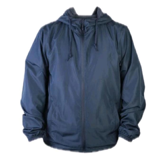 Jaket Polos Windbreaker New States Apparel 9810 Pria Wanita Casual Parasut