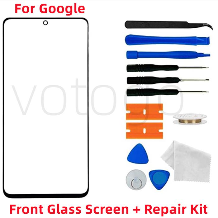 Front Glass Screen Lens Replacement For Google Pixel 7 6 5 4 3 2 6A