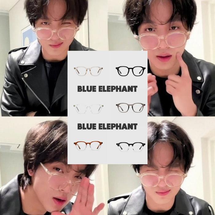 Blue Elephant Andy Glasses 6 Colors Haechan's NCT Pick