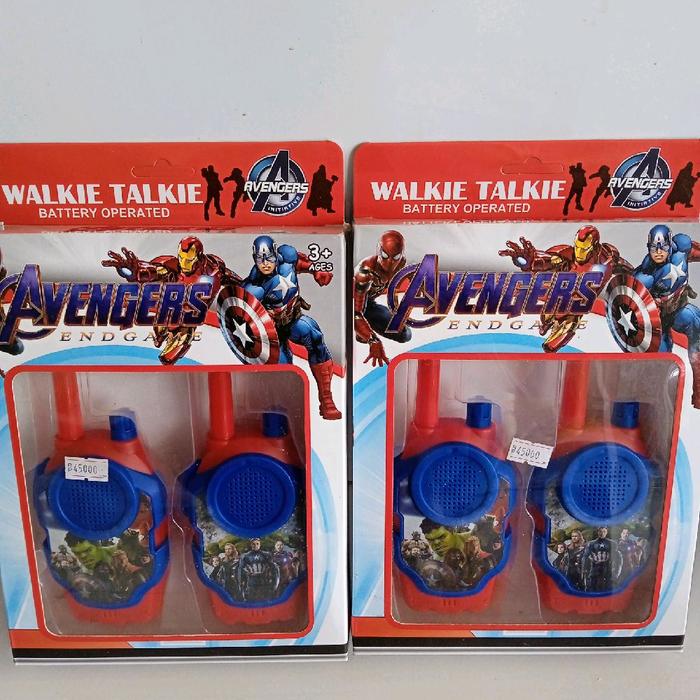 Mainan Anak Handy Talky Avengers Cy-6026B Mainan Anak Komunikasi Handy Talky Avengers End Game