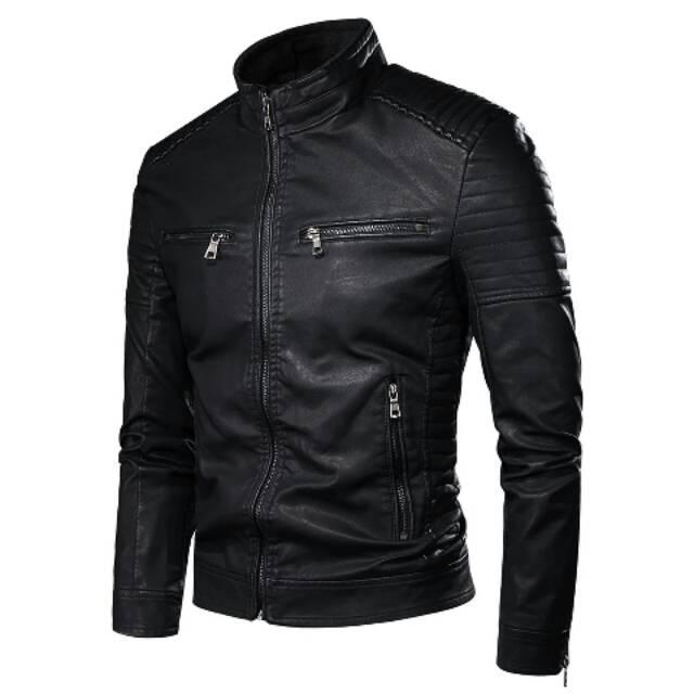 NEW Jaket Kulit Pria Racing / Jaket Motor Racing