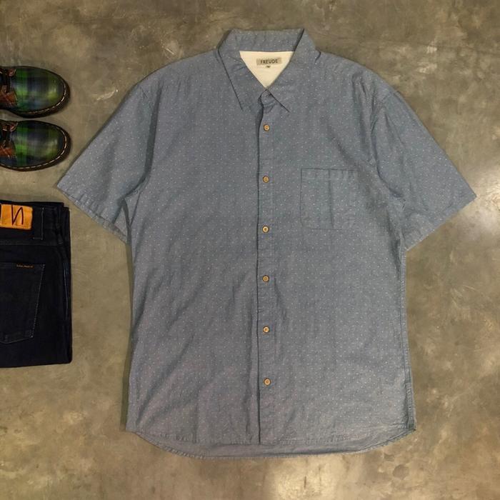 Kemeja Jeans Pendek Freude