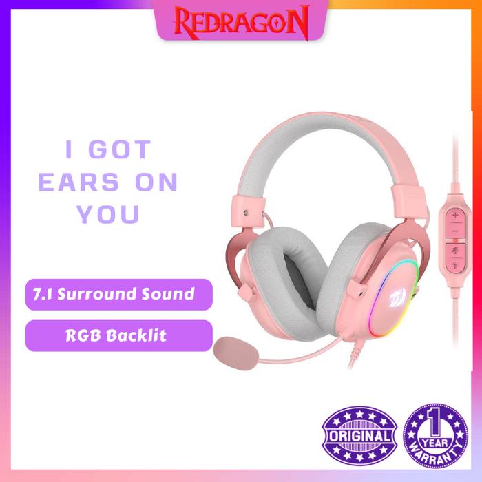 Redragon H510 Zeus-X RGB Wired Backlit Gaming Headset 7.1 Surround