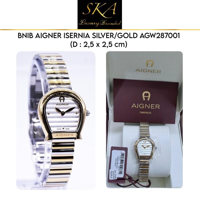WATCH AUTHENTIC AIGNER ISERNIA SILVER/GOLD AGW287001
