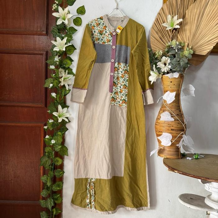 Gamis Three Tone Remaja M