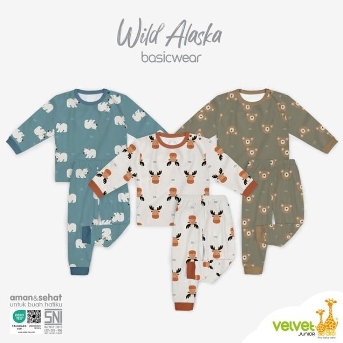 Baju Setelan Velvet Junior Usia 3 tahun | setelan anak | velvet