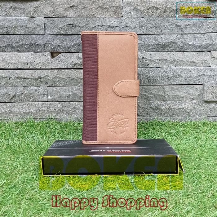 Dompet Riding Eiger Firefly Wallet Long 910004036 Beige Brown Original Dompet Panjang